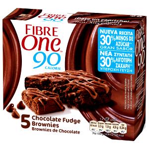 Quantas calorias em 1 porção (90 g) Brownie?
