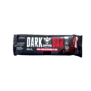 Quantas calorias em 1 porção (90 g) Dark Bar Frutas Vermelhas com Chocolate Chips?