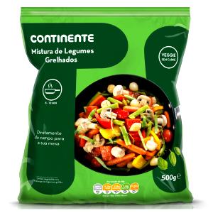 Quantas calorias em 1 Porção (90 G) Legumes Grelhados?