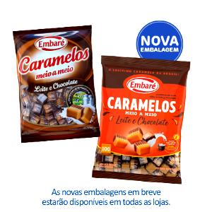 Quantas calorias em 1 porção Caramelos Meio a Meio?