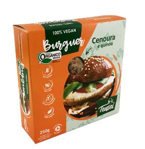 Quantas calorias em 1 porção Hambúrguer Vegetariano Orgânico?