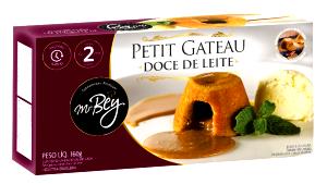 Quantas calorias em 1 porção Petit Gateau Doce de Leite?