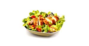 Quantas calorias em 1 porção Salada com Frango?