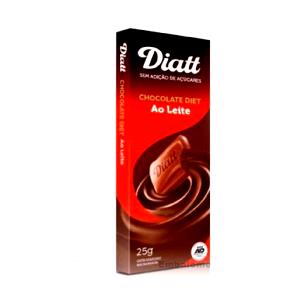 Quantas calorias em 1 porçao (25 g) Chocolate Diet?