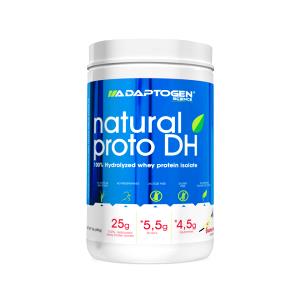 Quantas calorias em 1 porcao (28 g) Natural Proto DH?