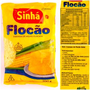 Quantas calorias em 1 porçao (40 g) Flocão de Milho?