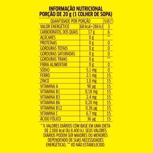 Quantas calorias em 1 Porção Amido de milho?