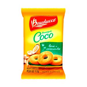 Quantas calorias em 1 Porção Biscoito doce amanteigado coco Bauducco?