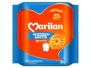 Quantas calorias em 1 Porção Biscoito doce amanteigado leite Marilan?