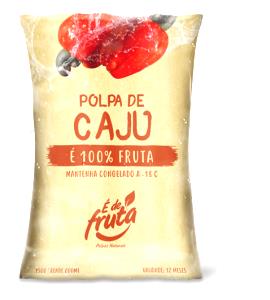 Quantas calorias em 1 Porção Caju polpa in natura?