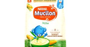 Quantas calorias em 1 Porção Cereais farinha milho Mucilon?