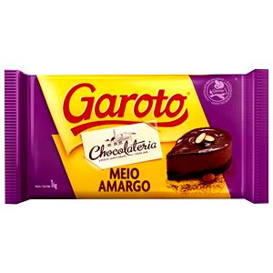 Quantas calorias em 1 Porção Chocolate amargo Garoto?