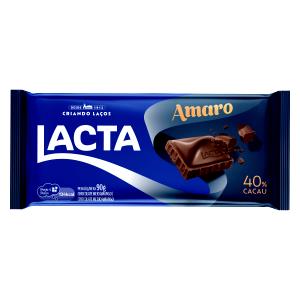 Quantas calorias em 1 Porção Chocolate amargo Lacta amaro?