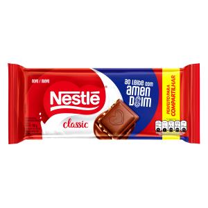 Quantas calorias em 1 Porção Chocolate ao leite?