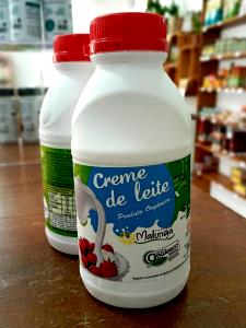 Quantas calorias em 1 Porção Creme de leite orgânico?