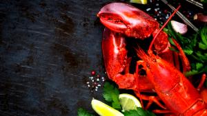 Quantas calorias em 1 Porção Crustáceo lagosta cru?