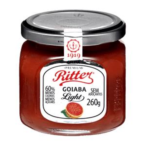 Quantas calorias em 1 Porção Geléia framboesa Ritter?