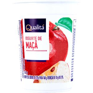 Quantas calorias em 1 Porção Iogurte integral maçã?