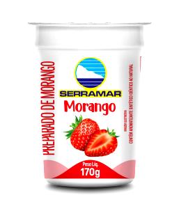 Quantas calorias em 1 Porção Iogurte integral morango (média de diferentes amostras)?