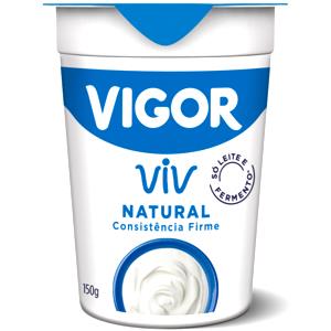 Quantas calorias em 1 Porção Iogurte natural desnatado Vigor?