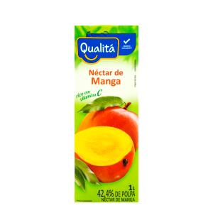 Quantas calorias em 1 Porção Manga suco natural (néctar) com açúcar refinado?