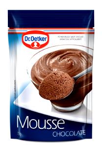 Quantas calorias em 1 Porção Mousse chocolate mistura p/ Oetker?