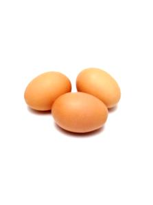 Quantas calorias em 1 Porção Ovo galinha orgânico inteiro cru?