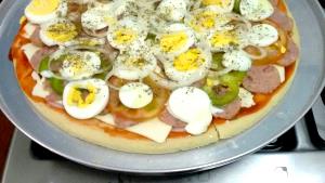Quantas calorias em 1 Porção Pizza portuguesa light?