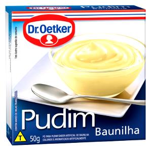 Quantas calorias em 1 Porção Pudim baunilha mistura p/ Oetker?