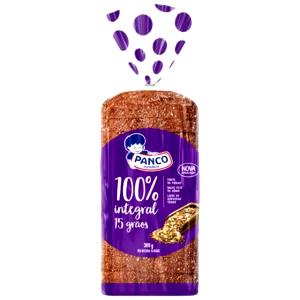Quantas calorias em 1 Porção Pão trigo integral com fibras forma Quadradinho?