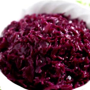 Quantas calorias em 1 Porção Repolho roxo refogado sem sal?