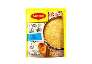 Quantas calorias em 1 Porção Sopa creme de galinha desidratada Maggi?