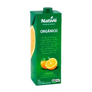 Quantas calorias em 1 Porção Suco de laranja orgânico?