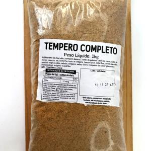 Quantas calorias em 1 Porção Tempero base de sal?