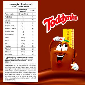 Quantas calorias em 1 Porção Toddynho diet?