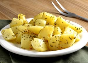 Quantas calorias em 1 Porçoes Batata Cozida?