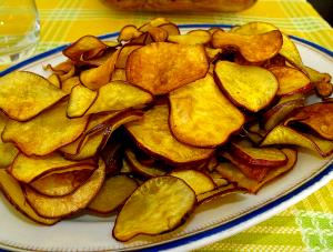 Quantas calorias em 1 Porçoes Batata Doce Assada E Frita?