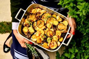 Quantas calorias em 1 Porçoes Beringela Gratinada?