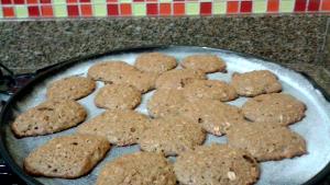 Quantas calorias em 1 Porçoes Biscoita Aveia, Maçã E Canela?