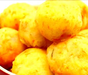 Quantas calorias em 1 Porçoes Bolinho Assado De Batata Com Cenoura?