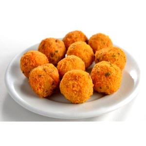 Quantas calorias em 1 Porçoes Bolinho De Bacalhau?