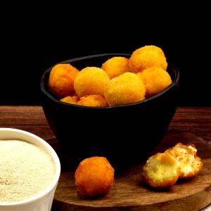 Quantas calorias em 1 Porçoes Bolinhos De Queijo E Cenoura?