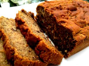 Quantas calorias em 1 Porçoes Bolo De Banana Sem Farinha De Trigo?