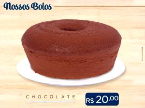 Quantas calorias em 1 Porçoes BOLO DE CHOCOLATE - CASA?