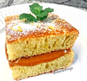 Quantas calorias em 1 Porçoes Bolo De Frigideira De Limão?