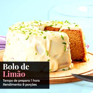 Quantas calorias em 1 Porçoes Bolo De Limao?