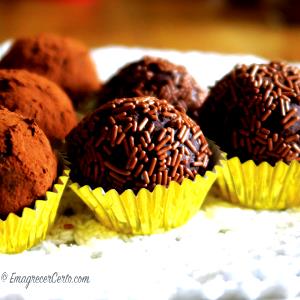 Quantas calorias em 1 Porçoes Brigadeiro Funcional Saudável?