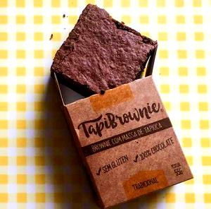 Quantas calorias em 1 Porçoes Brownie De Tapioca?