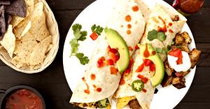 Quantas calorias em 1 Porçoes Burrito Low Carb?