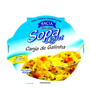 Quantas calorias em 1 Porçoes Canja De Galinha Regina?